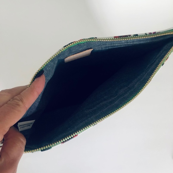 *rare* Floral Clare V. Foldover Leather Clutch - Picture 11 of 11